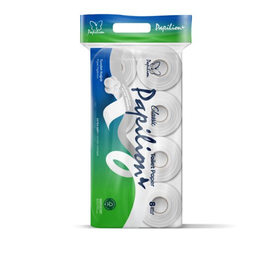 Hartie Igienica Papilion 8 Role, 140 Foi