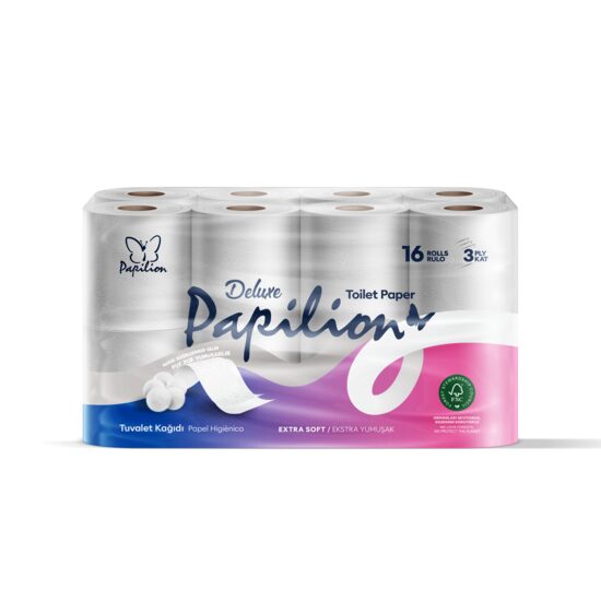 Hartie Igienica Papilion 16 Role, 3 Straturi