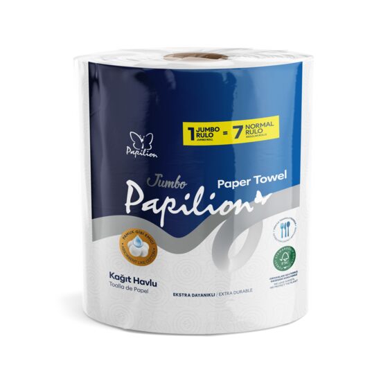 Prosoape Hartie Monorola Papilion Jumbo Premium, 300 Foi