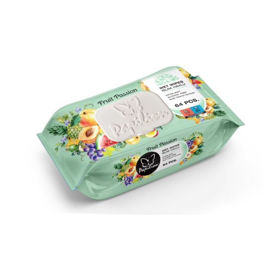 Servetele Umede Papilion Fruit Passion, 64 Buc