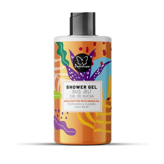 Gel De Dus Papilion Shea Butter-Argan Oil, 400 ml